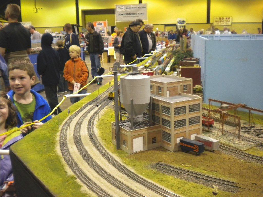 Children are fascinated by the trains