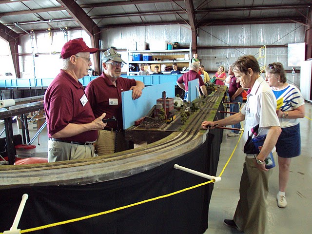 Members were on hand to answer questions