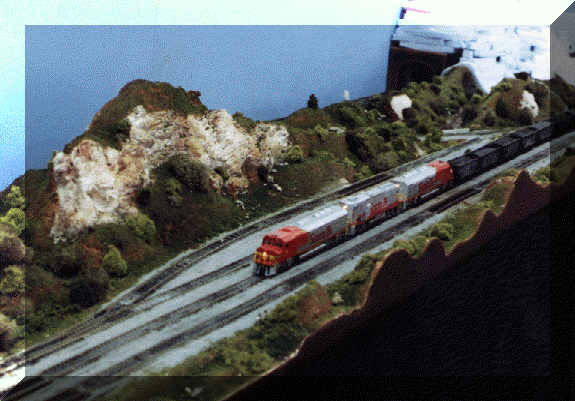 One of the hilly modules.