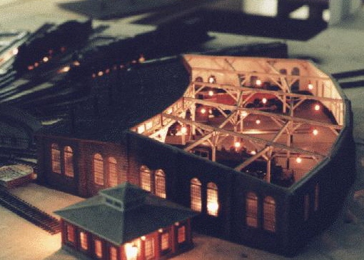 1st roundhouse all lit up